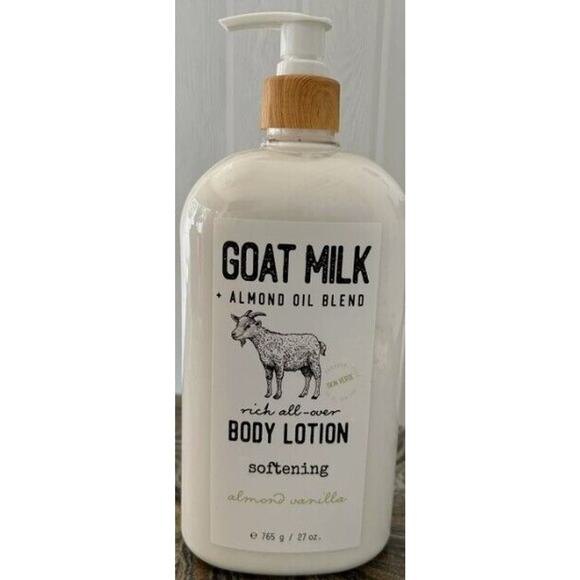 Goat Milk + Almond Oil Blend Body Lotion / Almond Vanilla 765g 27oz - Picture 1 of 3